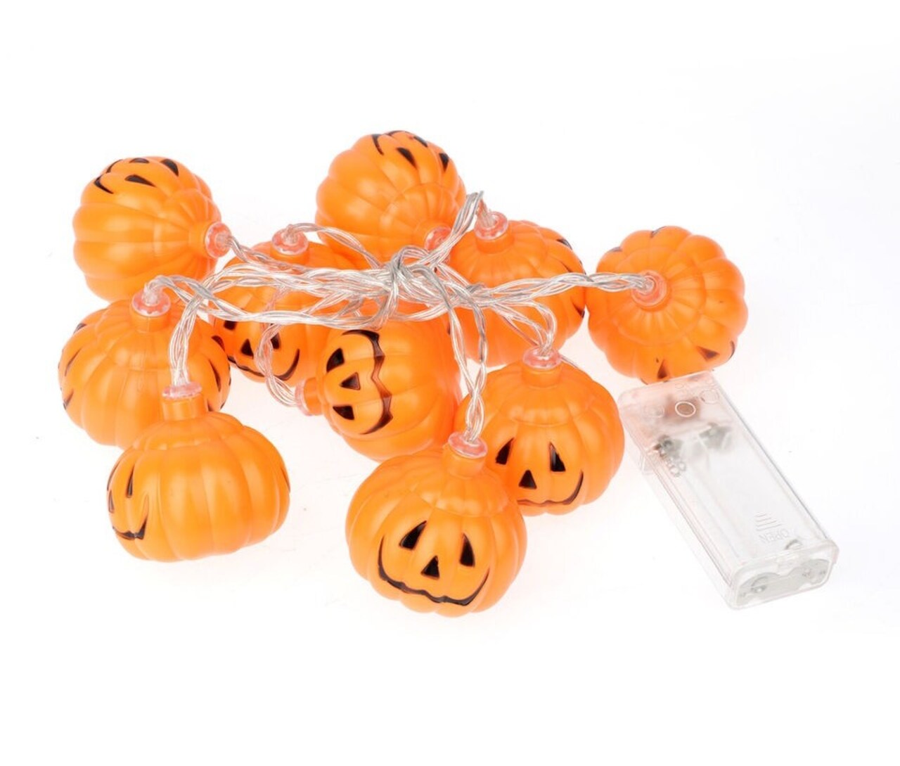10 LED Halloween Pumpkin Lantern String Light Party Christmas Outdoor Decor Lamp